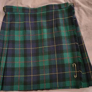 Wool Kilt Miniskirt from Scotland